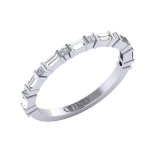 0.44 Pırlanta Yarımtur Yüzük - Görsel 2