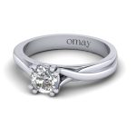 0.40 Tektaş Pırlanta Yüzük - Görsel 2