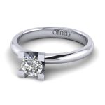 0.50 Tektaş Pırlanta Yüzük - Görsel 2