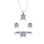 1.42 Karat 3’lü Pırlanta Set