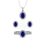 1.86 Karat 3'lü Pırlanta Set