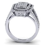 0.95 Baget Pırlanta Yüzük