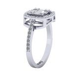 0.58 Baget Pırlanta Yüzük - Görsel 4