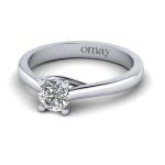 0.40 Tektaş Pırlanta Yüzük