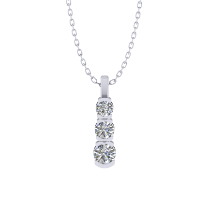 0.26 Karat Pırlanta Kolye