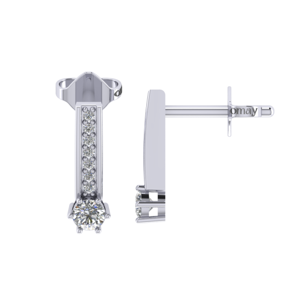 imgi_27_67c04c3533c45-67c04c353808b 0.27 Karat Pırlanta Küpe - Görsel 1