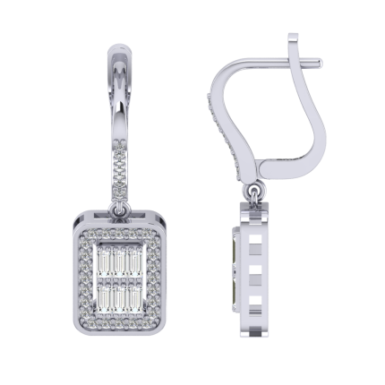 0.94 Karat Pırlanta Küpe