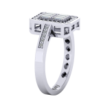 0.49 Pırlanta Baget Yüzük - Görsel 3