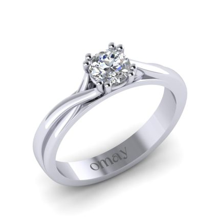 0,50 Tektaş Pırlanta Yüzük