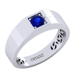 Safir 0.50 Pırlanta Yüzük