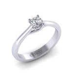 0.40 Tektaş Pırlanta Yüzük - Görsel 5