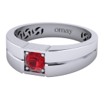 Yakut 0.50 Pırlanta Yüzük - Görsel 2