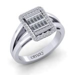 0.47 Baget Pırlanta Yüzük - Görsel 2