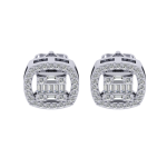 0.49 Karat Pırlanta Küpe - Görsel 4