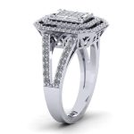 0.95 Baget Pırlanta Yüzük - Görsel 3