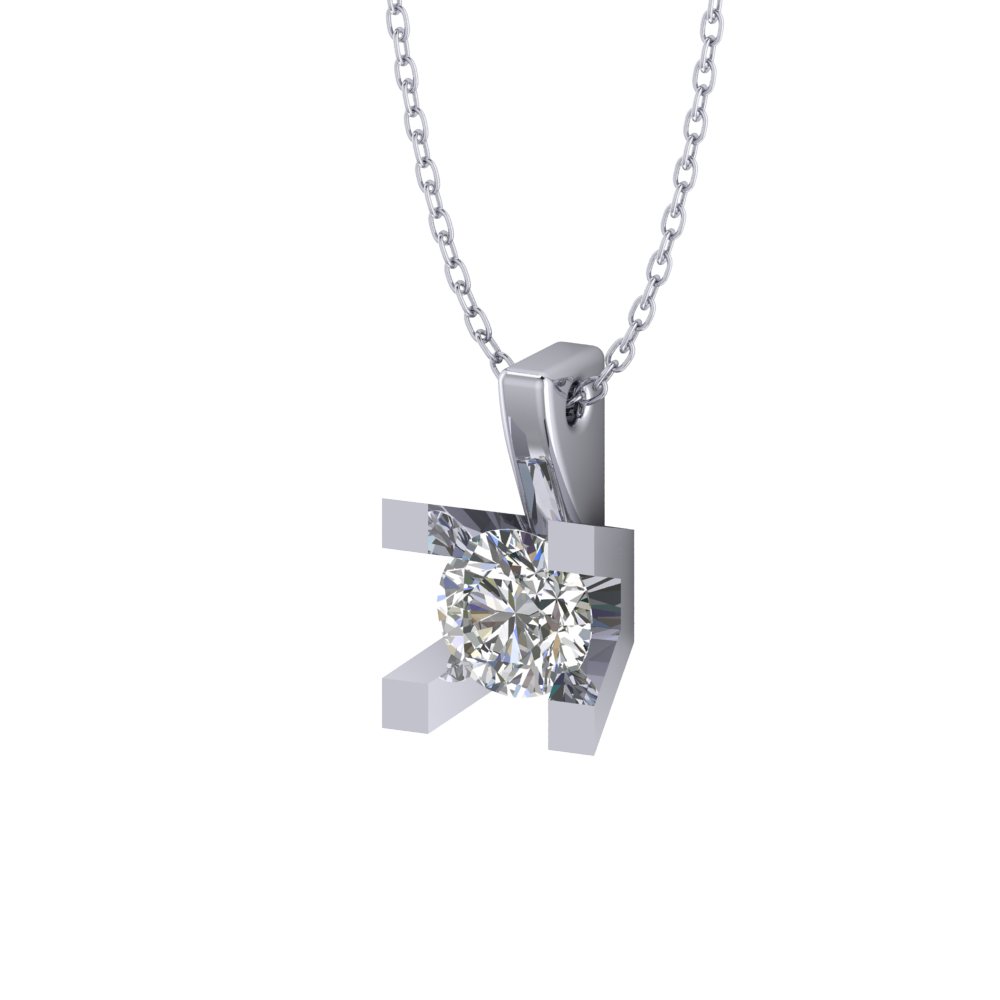 imgi_68_6728a7ef6fab6-72309-4 0.47 Karat Pırlanta Kolye - Görsel 1