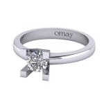 0.47 Tektaş Pırlanta Yüzük - Görsel 5