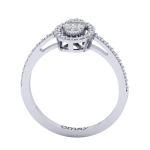 0.38 Baget Pırlanta Yüzük - Görsel 2