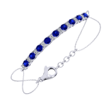 Safir Pırlanta Bileklik - Görsel 2