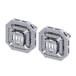 0.96 Karat Pırlanta Küpe