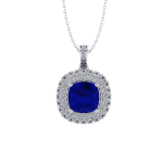 3.16 Safir Pırlanta Kolye - Görsel 2