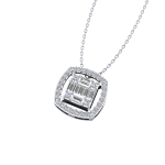 0.42 Karat Pırlanta Kolye - Görsel 2