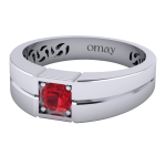 Yakut 0.50 Pırlanta Yüzük - Görsel 4