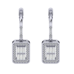 0.94 Karat Pırlanta Küpe - Görsel 2