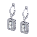 0.94 Karat Pırlanta Küpe - Görsel 3