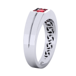 Yakut 0.50 Pırlanta Yüzük - Görsel 3