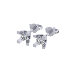 0.48 Karat Pırlanta Küpe - Görsel 3