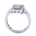 0.49 Pırlanta Baget Yüzük - Görsel 4