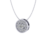 0.17 Karat Pırlanta Kolye - Görsel 2