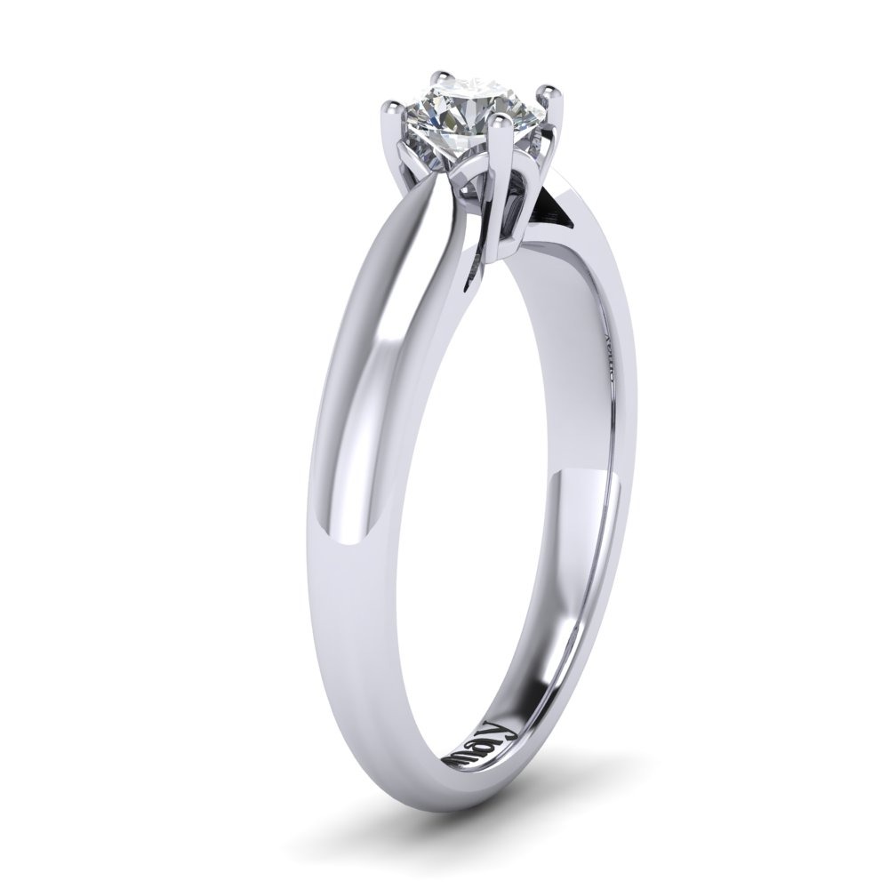 imgi_89_Omay-0003-v4 0.50 Tektaş Pırlanta Yüzük - Görsel 1