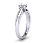 0.50 Tektaş Pırlanta Yüzük - Görsel 3