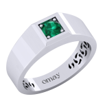 0.50 Zümrüt Pırlanta Yüzük
