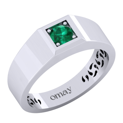 0.50 Zümrüt Pırlanta Yüzük