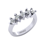 0.74 Beştaş Pırlanta Yüzük - Görsel 2