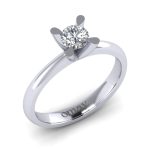 0.50 Tektaş Pırlanta Yüzük - Görsel 2