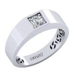 Gümüş 0.50 Pırlanta Yüzük