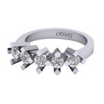 0.74 Beştaş Pırlanta Yüzük - Görsel 3