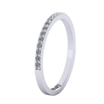 0.26 Pırlanta Yarımtur Yüzük - Görsel 2