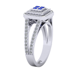 0.66 Renkli Taşlı Yüzük - Görsel 2