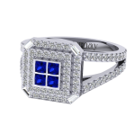 0.66 Renkli Taşlı Yüzük - Görsel 3