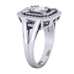 0.73  Baget Pırlanta Yüzük - Görsel 4