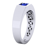 Safir 0.50 Pırlanta Yüzük - Görsel 4