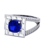 2.10 Renkli Pırlanta Yüzük - Görsel 4